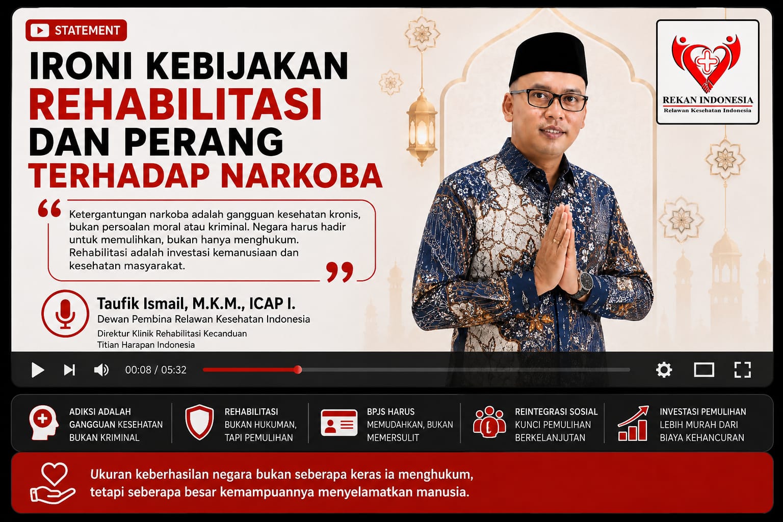 Ironi Kebijakan Rehabilitasi Dan Perang Terhadap Narkoba