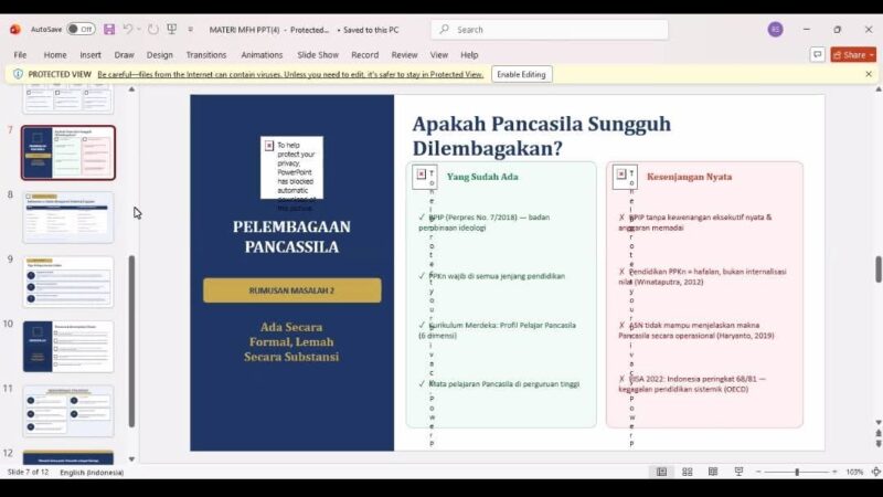 Politisi Muslim Gelar Diskusi, Menatap Hubungan Islam dan Pancasila: Dari Harmoni Nilai hingga Tantangan Realitas Bernegara