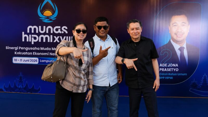 Hadir Munas HIPMI, Bunda Yin Berikan Dukungan Buat Ade Jona Prasetyo