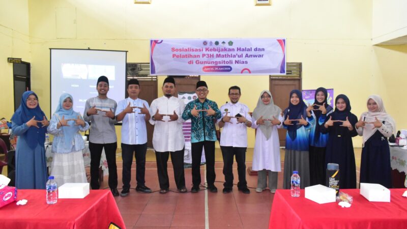 Halal Center Mathla’ul Anwar Sumatera Utara Perkuat Kualitas P3H di Kabupaten/Kota Pulau Nias