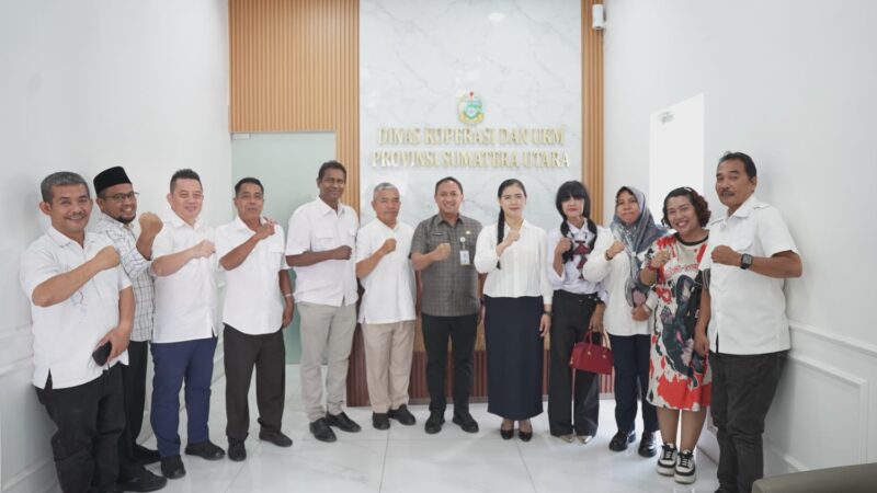 Ketua Koperasi CAKRA Bunda Yin dan Pengurus, Audiensi Bersama Dinas UKM & Koperasi Pemprov Sumut
