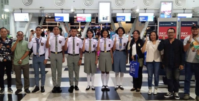 Anggota Paskibraka Kabupaten Karo Wakili Sumatera Utara Ikuti Verifikasi Paskibraka Tingkat Pusat di Jakarta