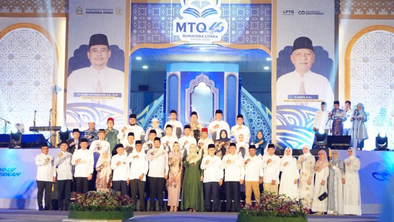 Wamenag Buka MTQ ke-40 Sumut: Momentum Rajut Persatuan dan Syiar Al-Qur’an