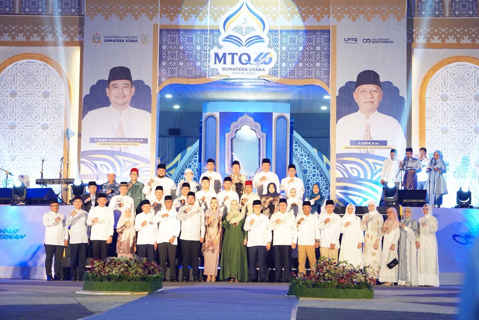 Wamenag Buka MTQ ke-40 Sumut: Momentum Rajut Persatuan dan Syiar Al-Qur’an