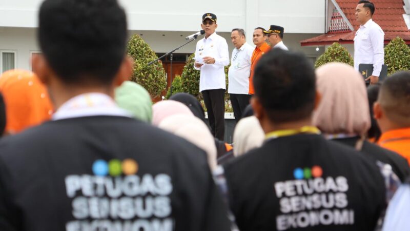 Bupati Gus Irawan Canangkan dan Lepas Sensus Ekonomi 2026, Tekankan Pentingnya Data Akurat untuk Kemajuan Tapsel