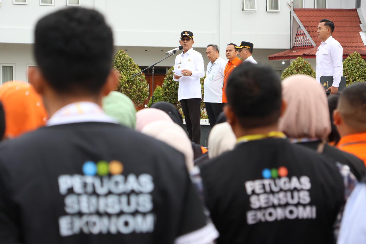 Bupati Gus Irawan Canangkan dan Lepas Sensus Ekonomi 2026, Tekankan Pentingnya Data Akurat untuk Kemajuan Tapsel