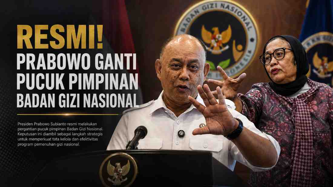 Prabowo Ganti Dadan Hindayana, Nanik S. Deyang Resmi Pimpin Badan Gizi Nasional