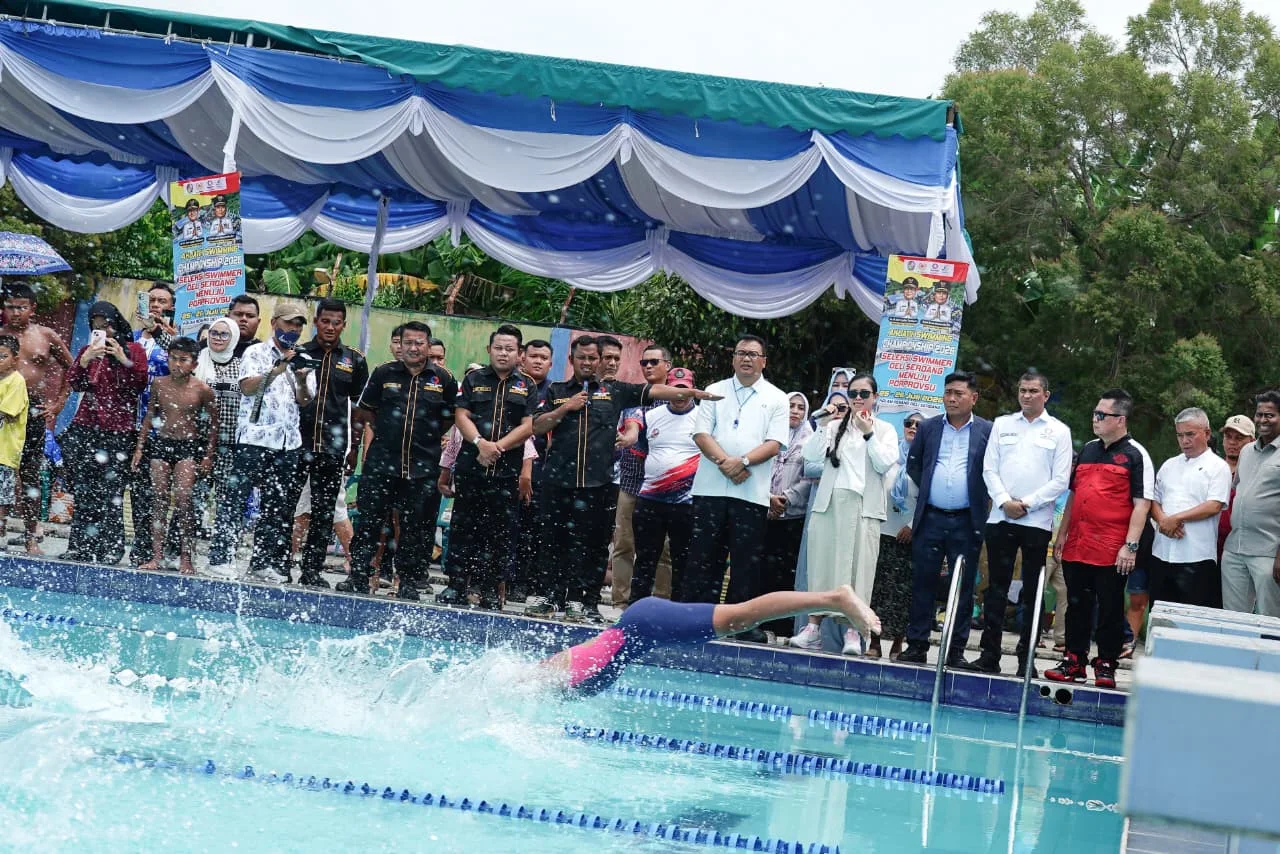 Bunda Yin Hadiri Pelantikan FAI Deli Serdang, Swimming Competition 2026 Jadi Panggung Lahirnya Atlet Menuju Olimpiade