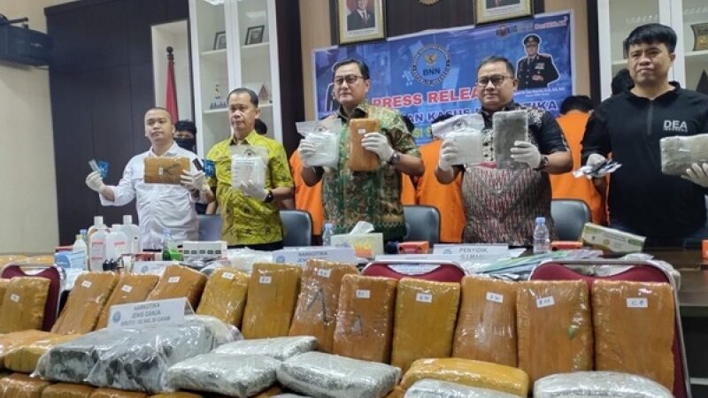 Sepekan Ungkap 3 Kasus, 7 Tersangka Ditangkap BNN Sumut