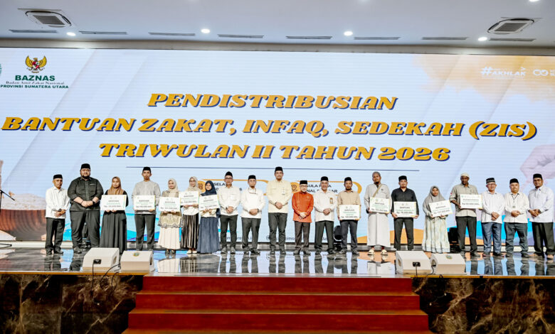 Gubernur Bobby Nasution Salurkan ZIS Rp3,5 Miliar kepada 5.051 Penerima Manfaat