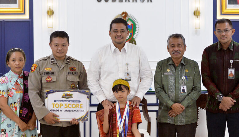 Gubernur Bobby Nasution Undang Siswa Juara Olimpiade Matematika, Beri Beasiswa hingga Tablet Belajar