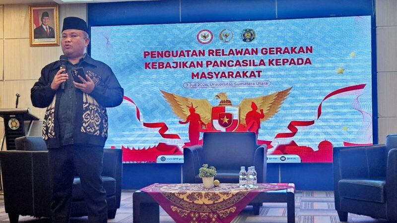 BPIP dan Komisi XIII DPR RI Gelar Penguatan Relawan Kebajikan Pancasila di FISIP USU