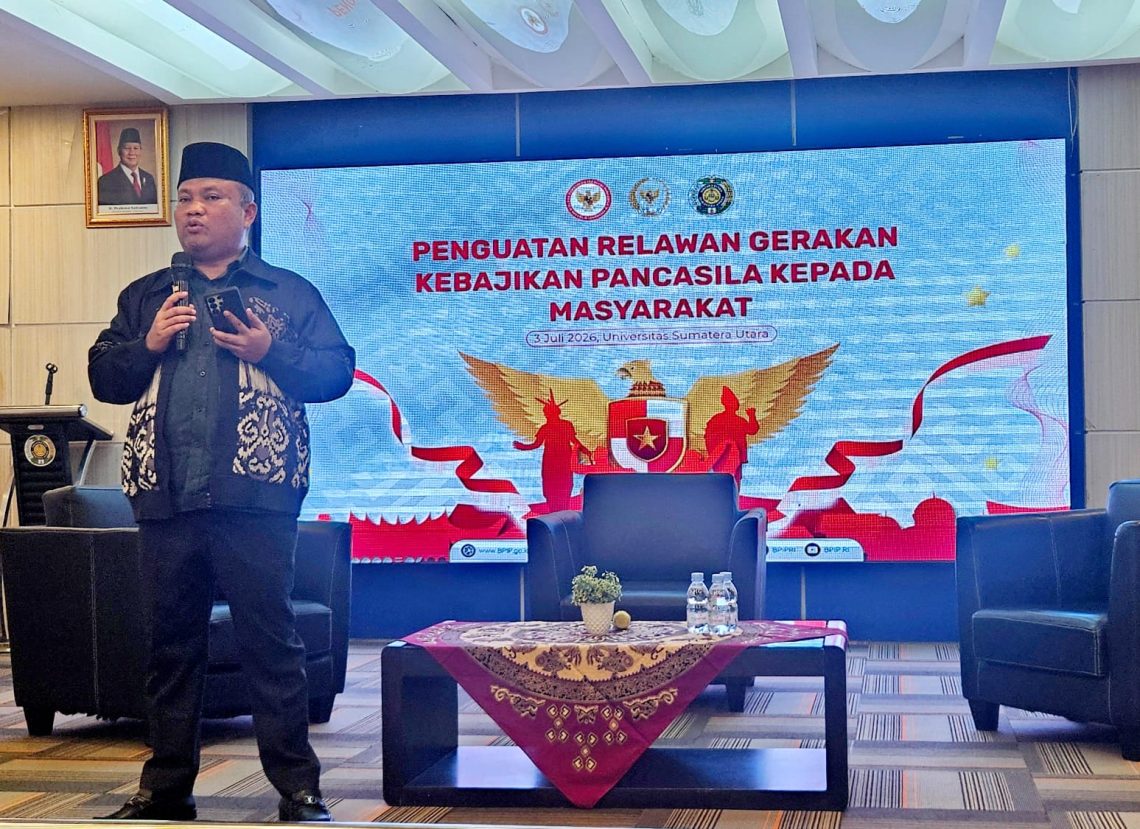 BPIP dan Komisi XIII DPR RI Gelar Penguatan Relawan Kebajikan Pancasila di FISIP USU