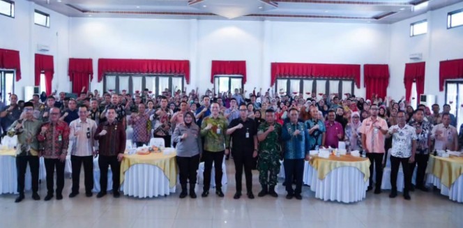 Sekretaris Badan Kesbangpol Provsu Hadiri Pembukaan E-Survei Indeks Harmoni Indonesia yang Dibuka Wali Kota Medan