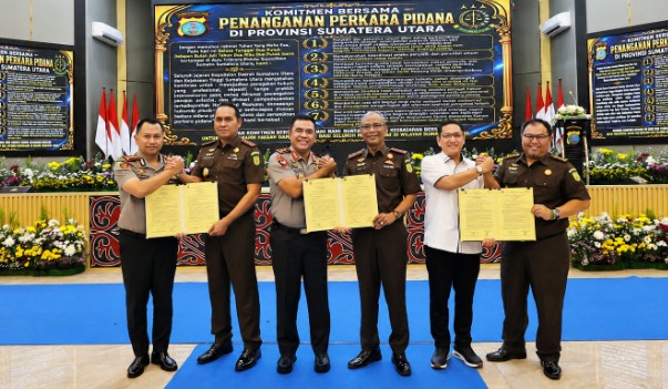 Kejati Sumut dan Polda Sumut Teken Pakta Integritas, Perkuat Sinergi Penegakan Hukum yang Profesional dan Berintegritas