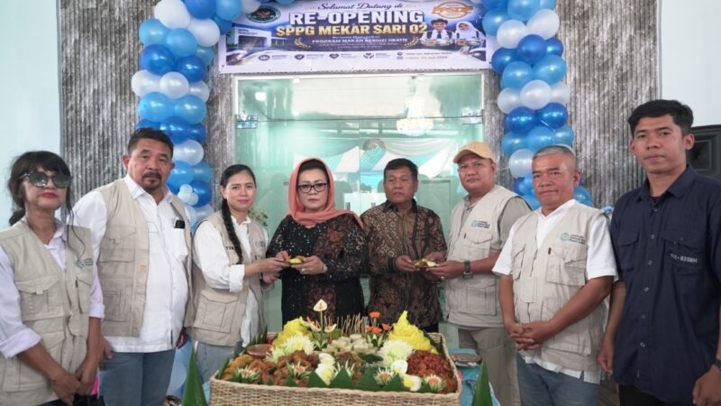 DPP LMP MBG Monitoring Re-Opening Dapur MBG Mekar Sari Asahan, Perkuat Komitmen Sukseskan Program Makan Bergizi Gratis