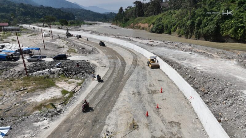 Jelang HUT RI, Hutama Karya Kebut Penanganan Darurat Jalan Longsor di Aceh dan Sumatera