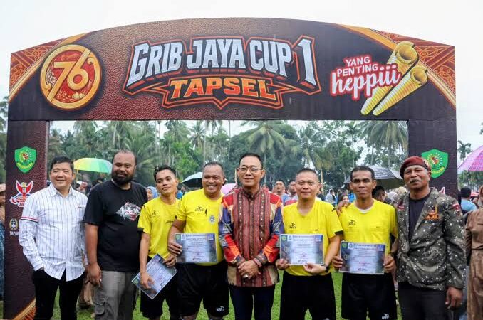 H.Gus Irawan Pasaribu : GRIB Jaya Cup I Jadi Momentum Kebangkitan Sepak Bola Tapsel