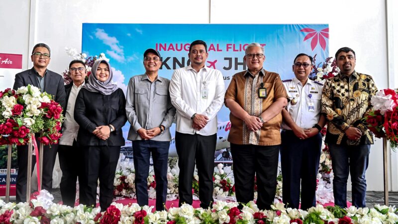 Bobby Nasution Resmikan Penerbangan Perdana Wings Air Kualanamu–Mandailing Natal, Pangkas Waktu Tempuh dan Perkuat Konektivitas