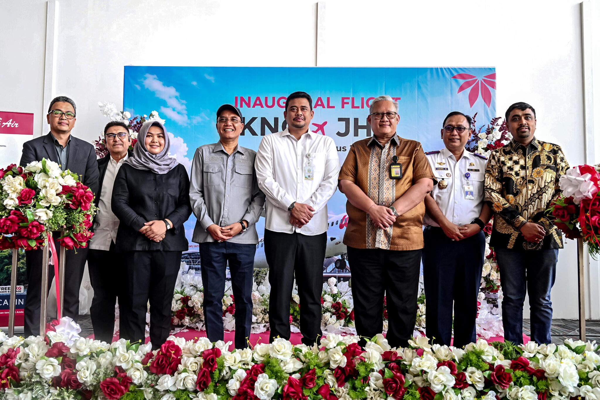 Bobby Nasution Resmikan Penerbangan Perdana Wings Air Kualanamu–Mandailing Natal, Pangkas Waktu Tempuh dan Perkuat Konektivitas