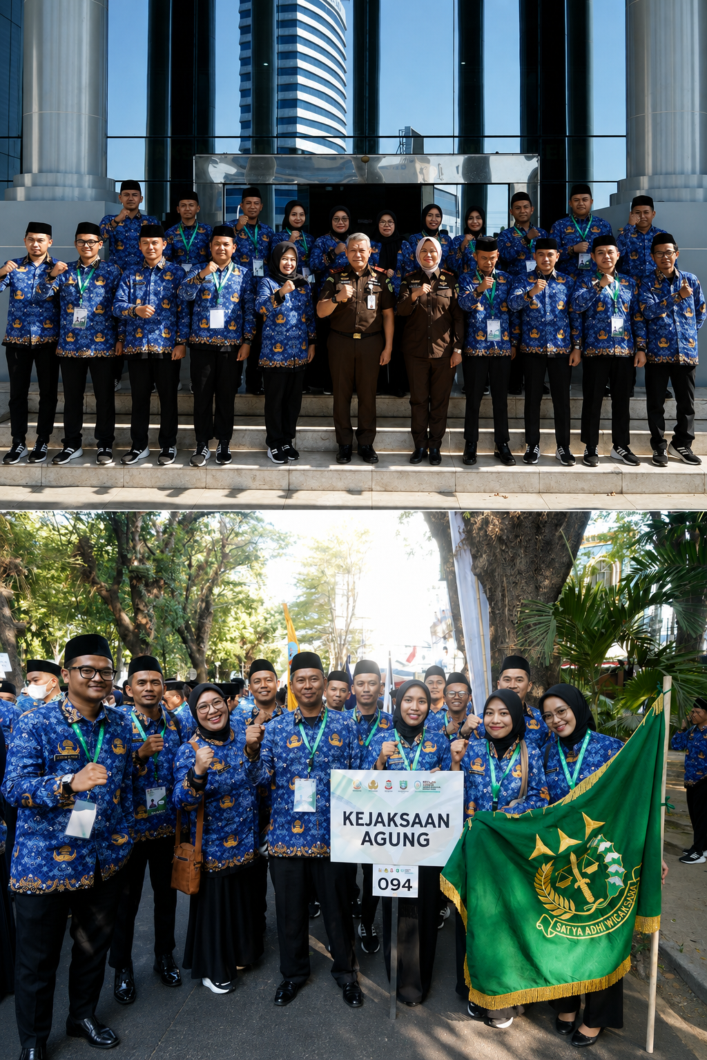 Kajati Sulsel Lepas Kontingen Kejaksaan RI, Siap Harumkan Korps Adhyaksa di MTQ VIII KORPRI 2026