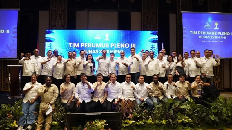 Pleno III Tim Perumus Munas XVIII HIPMI Sukses Digelar di Bali, Ade Jona Prasetyo Tegaskan HIPMI Siap Jadi Motor Penggerak Ekonomi Nasional
