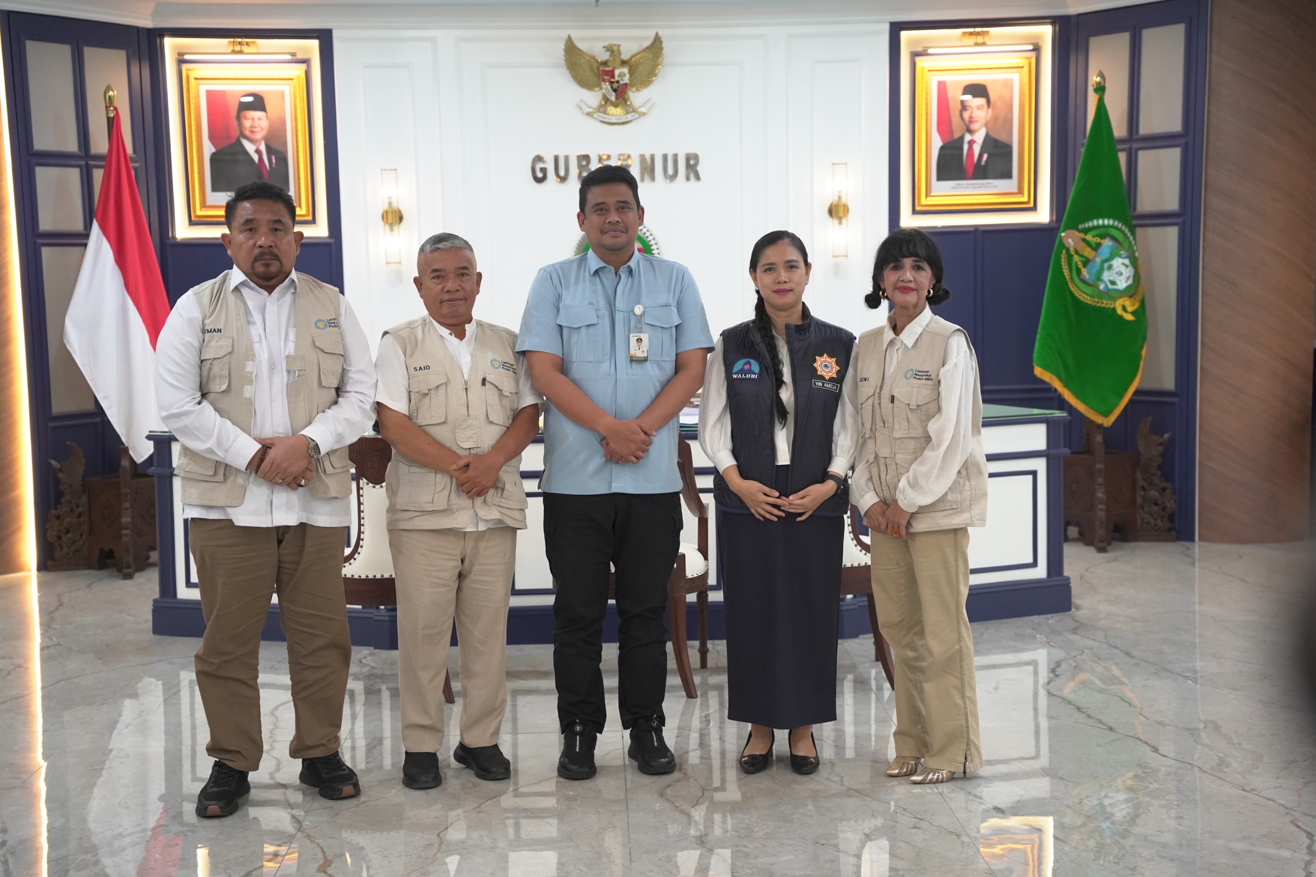 LMP MBG Audiensi dengan Gubernur Bobby Nasution, Siap Bersinergi Sukseskan Program Makan Bergizi Gratis di Sumatera Utara