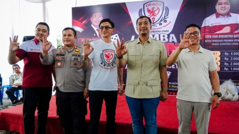Zakiyuddin Harahap Apresiasi Lomba Domino, Jadikan Kegiatan Positif
