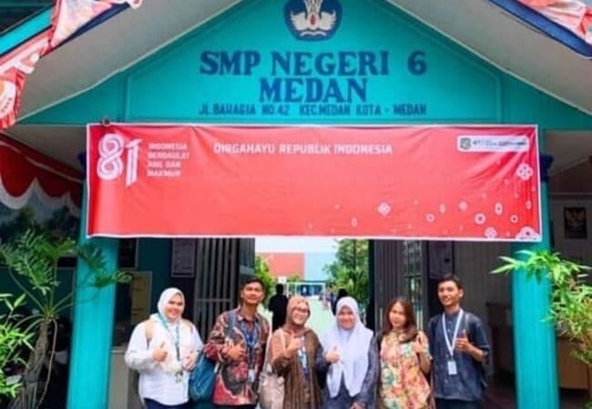 UPT SMP Negeri 6 Medan Mengikuti Seleksi UOB My Digital Space in Collaboration with Ruangguru