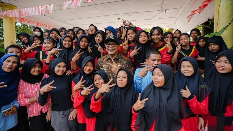 Bupati Deli Serdang Rencanakan Aula Terapung di SMPN 2 Lubuk Pakam