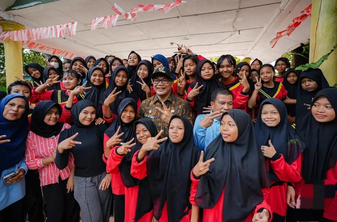 Bupati Deli Serdang Rencanakan Aula Terapung di SMPN 2 Lubuk Pakam