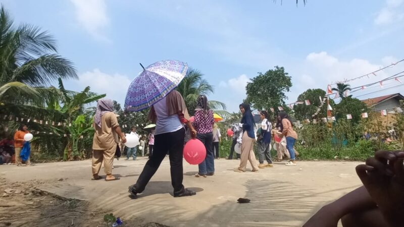 Warga Desa Muka Paya Hinai Langkat Rayakan HUT RI Dengan Meriah