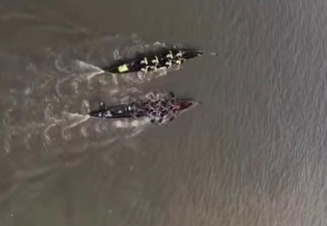 Selebrasi Diduga Tak Senonoh Warnai Final Lomba Dayung Sampan di Pematang Cengal Langkat