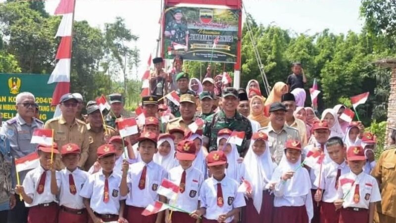 Pangdam I/BB Resmikan Jembatan Gantung Perintis di Deli Serdang 