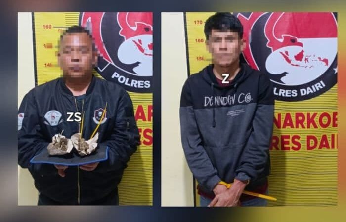 Polisi Amankan PPPK Dairi Bawa 18,05 Gram Ganja