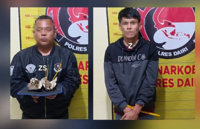 Polisi Amankan PPPK Dairi Bawa 18,05 Gram Ganja
