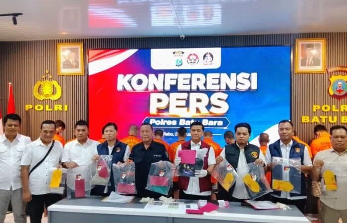 Polres Batu Bara Ungkap Tujuh Kasus Pencurian Dan Amankan 16 Tersangka