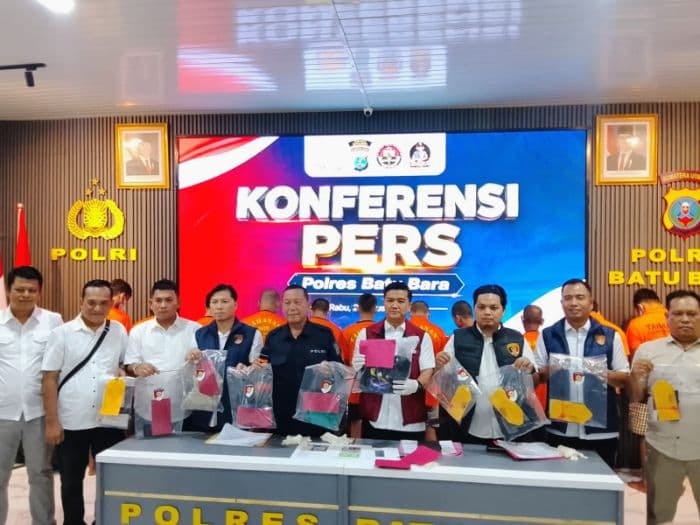 Polres Batu Bara Ungkap Tujuh Kasus Pencurian Dan Amankan 16 Tersangka
