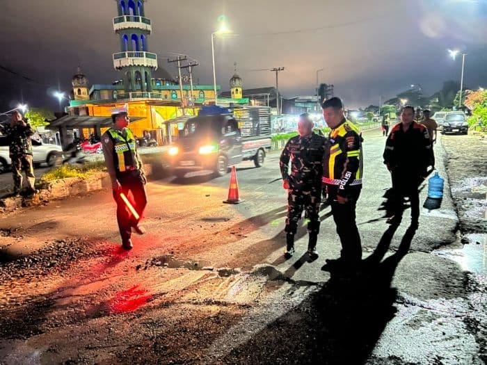 Perlintasan Rel Kampung Salam Belawan Mulai Diperbaiki