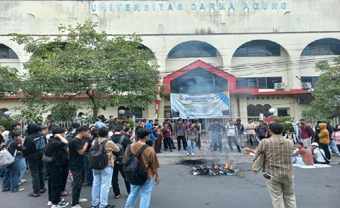 Mahasiswa UDA Gelar Aksi Lanjutan, Tuntut Kampus dan Datangi LLDikti