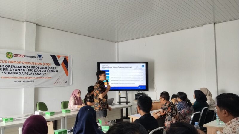Diskominfo Medan Dorong Keterbukaan Informasi di Sekolah, PPID UPT SMP Negeri Segera Dibentuk