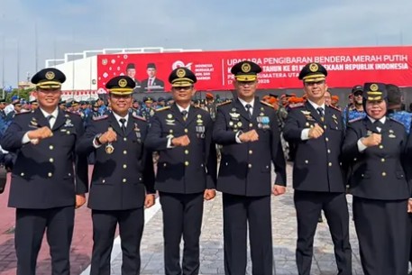 Kakanwil Ditjenpas Sumut Hadiri Upacara HUT ke-81 Kemerdekaan RI dan Penyerahan Remisi Umum kepada Warga Binaan