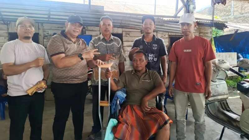 Semangat Kemerdekaan, Muhammad Dahnil Ginting Beri Dukungan kepada Warga yang Kehilangan Kaki Akibat Diabetes