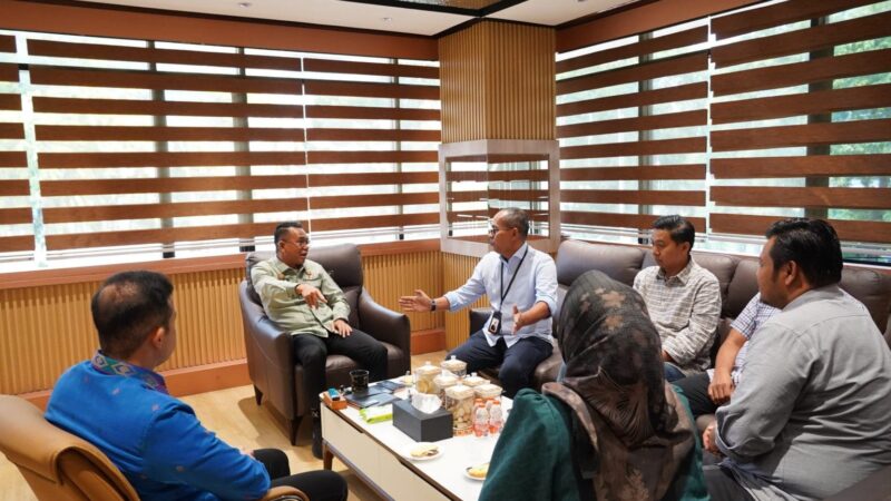 Zakiyuddin, Terima Kunjungan Direktur Bank Sumut