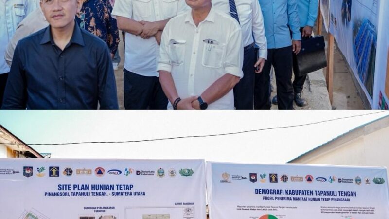 Kunjungi Huntara Tapsel, Wapres Gibran dan Gubernur Bobby Pastikan Huntap Segera Dibangun