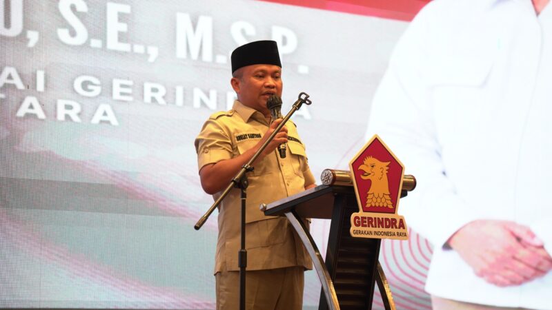 Sugiat Santoso Tegaskan Kader Gerindra Sumut Wajib Aktif dan Disiplin Jalankan Arahan DPP
