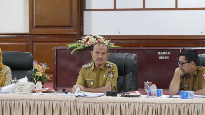 Pimpin Rakorpem Realisasi Anggaran Wali Kota MahyaruddinSalim, Dorong OPD Percepat Serapan dan Genjot PAD