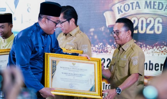 Wakil Wali Kota Medan Zakiyuddin Harahap Raih Penghargaan Tokoh Inspiratif Kebudayaan