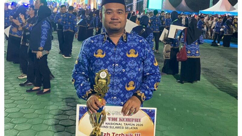 Penghulu KUA Parlilitan Raih Juara III MTQ KORPRI Nasional VIII di Sulawesi Selatan