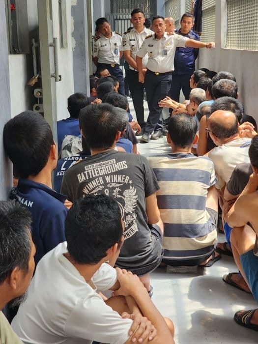 Wujudkan Zero Halinar, Kalapas Binjai Sidak Blok Hunian Warga Binaan